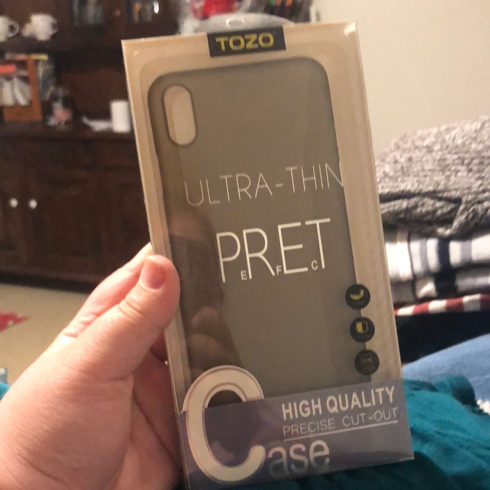 Grey protective phone case